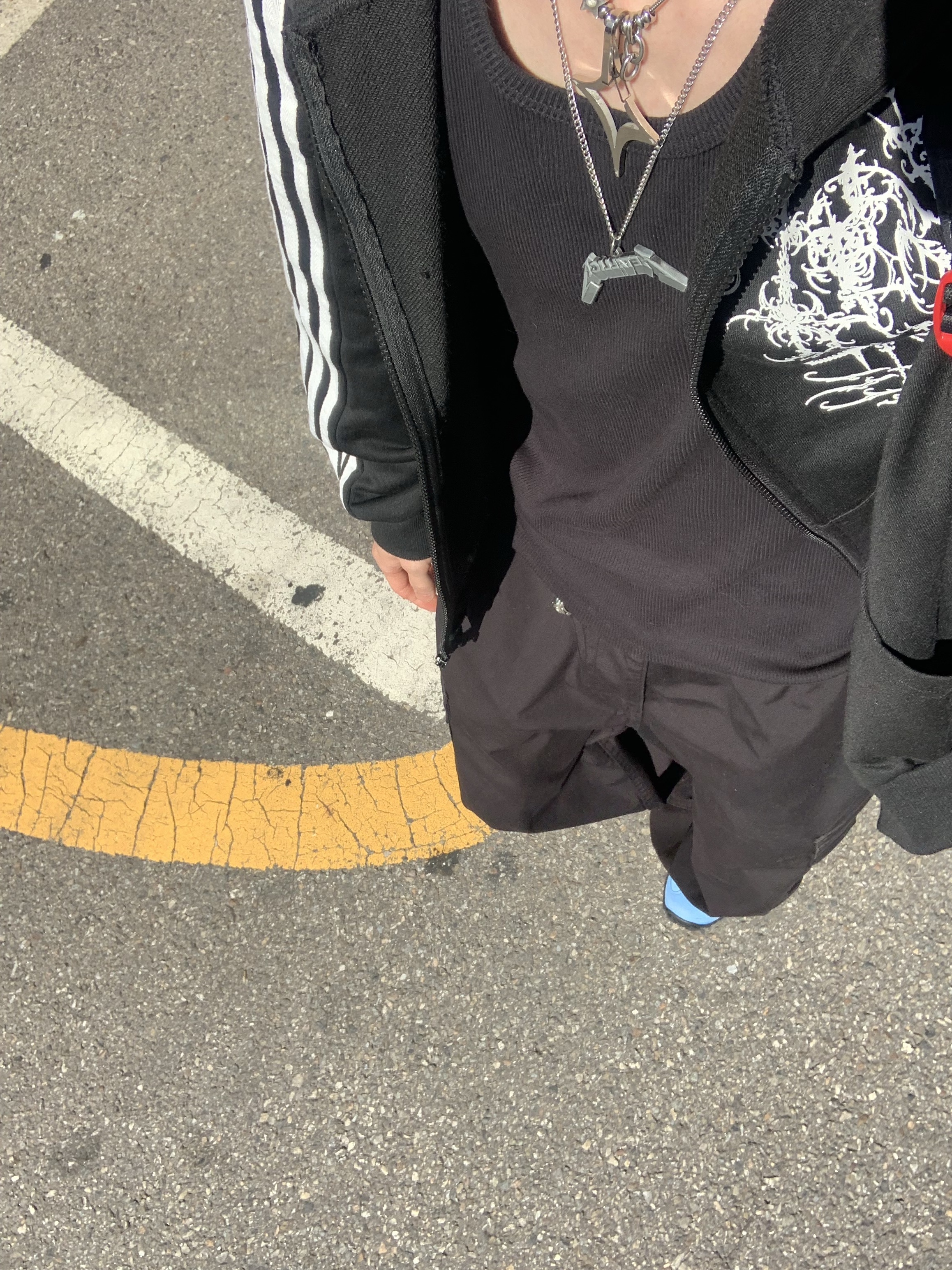 Nike x Ambush Air Adjust Force SP University Blue and Habanero Red 착용 스타일 - 2
