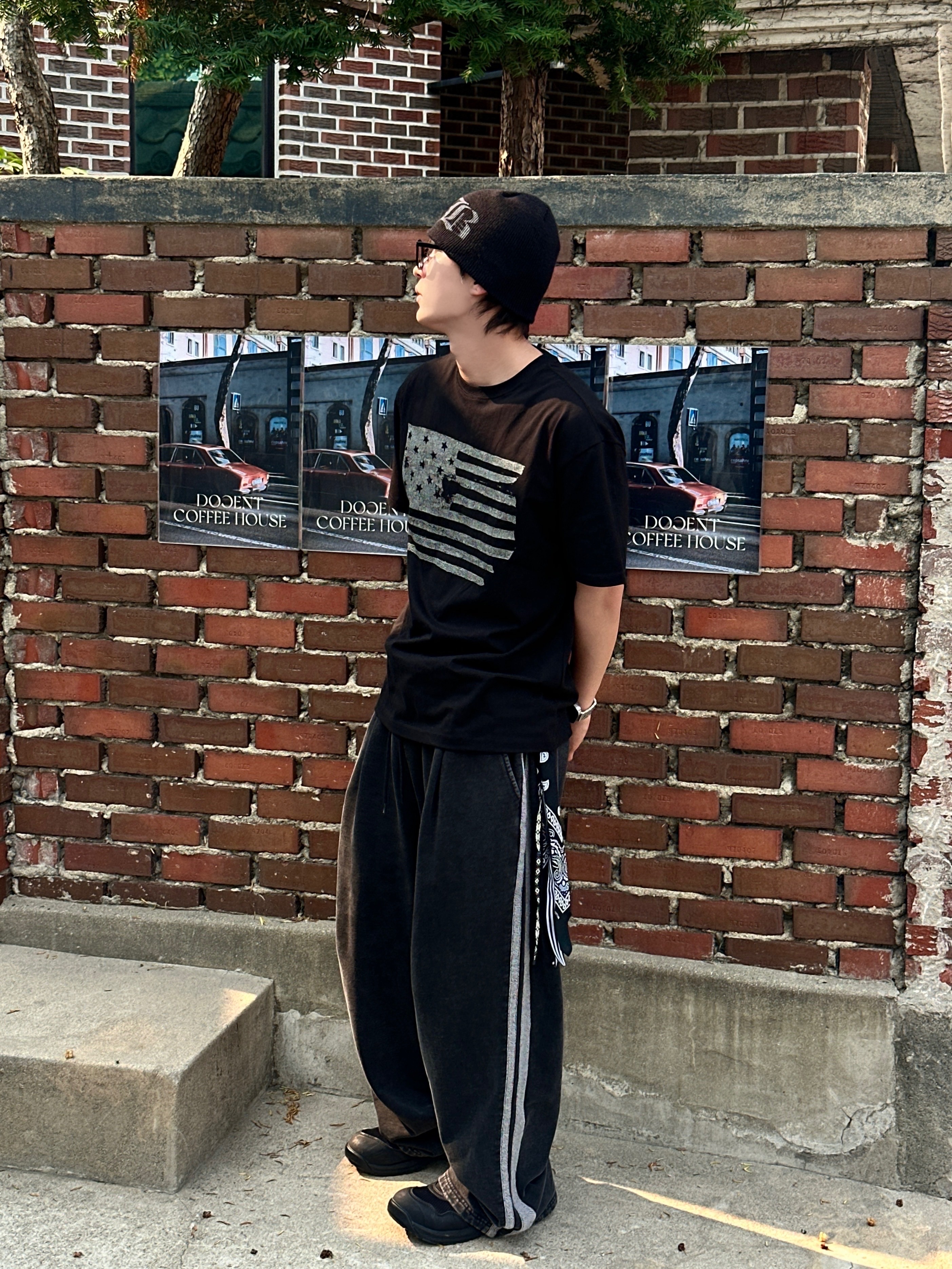 Asics Winjob CP215 Black 착용 스타일 - 7