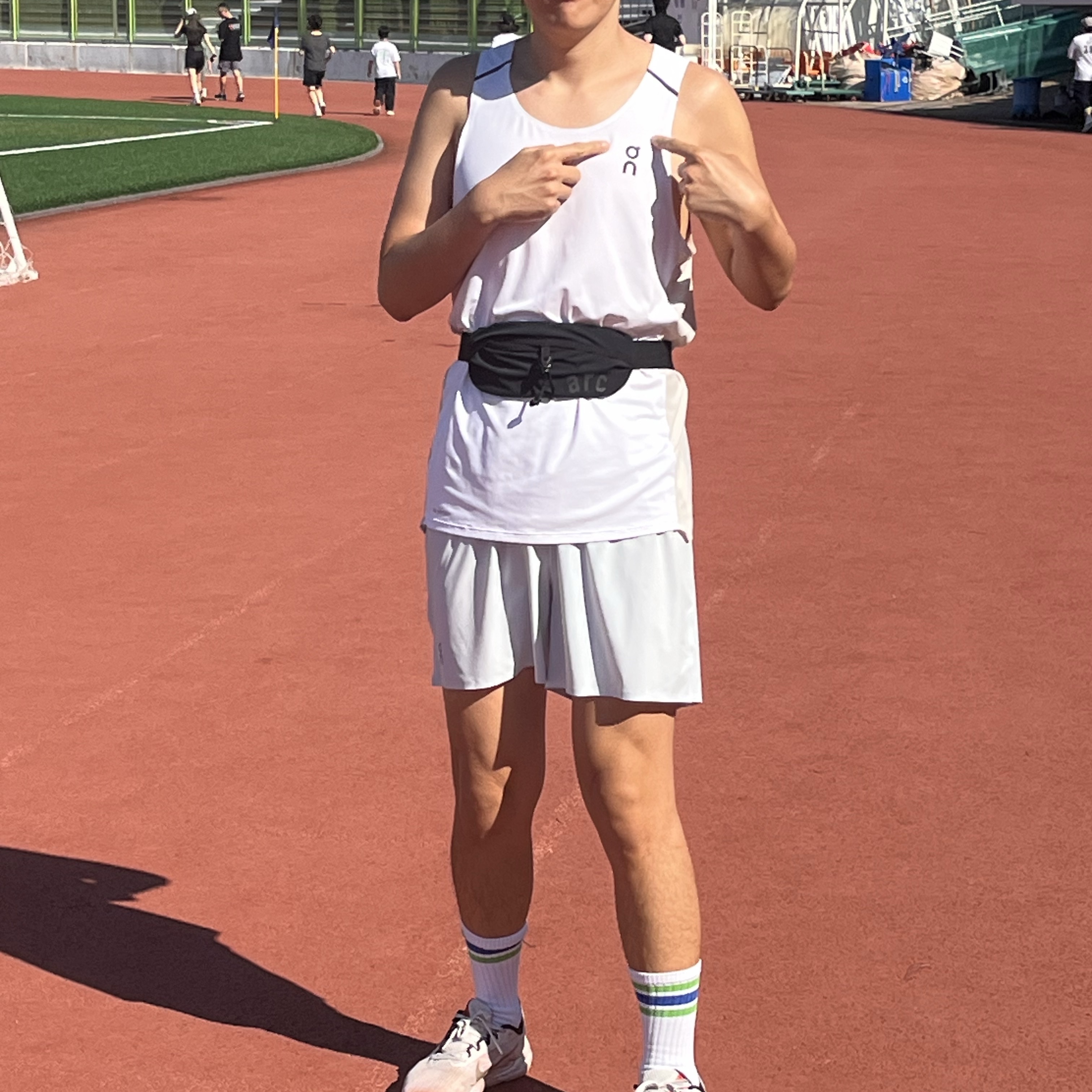 On Running 7 inch Court Shorts White 착용 스타일 - 2