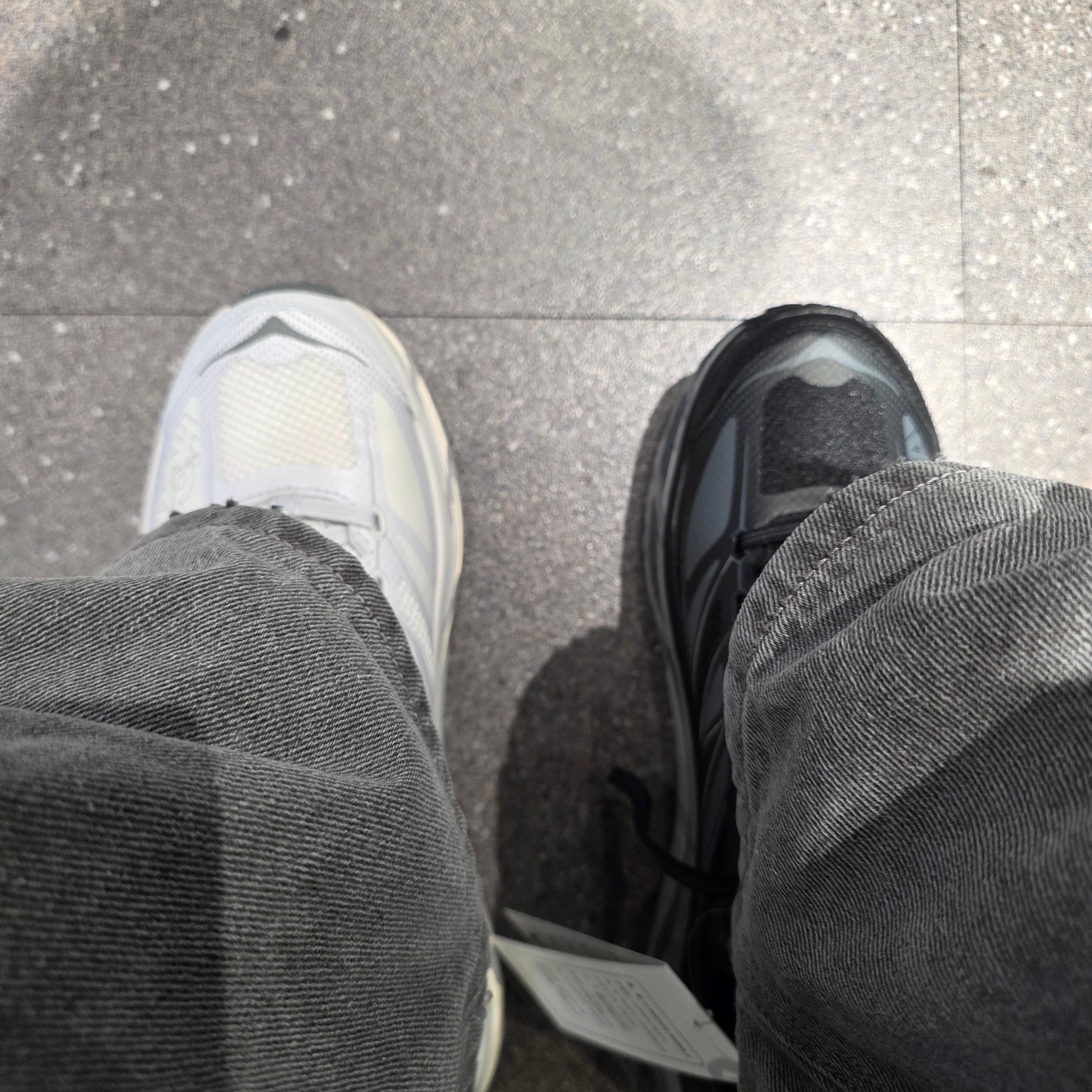 Hoka Mafate Speed 2 Black Castlerock 착용 스타일