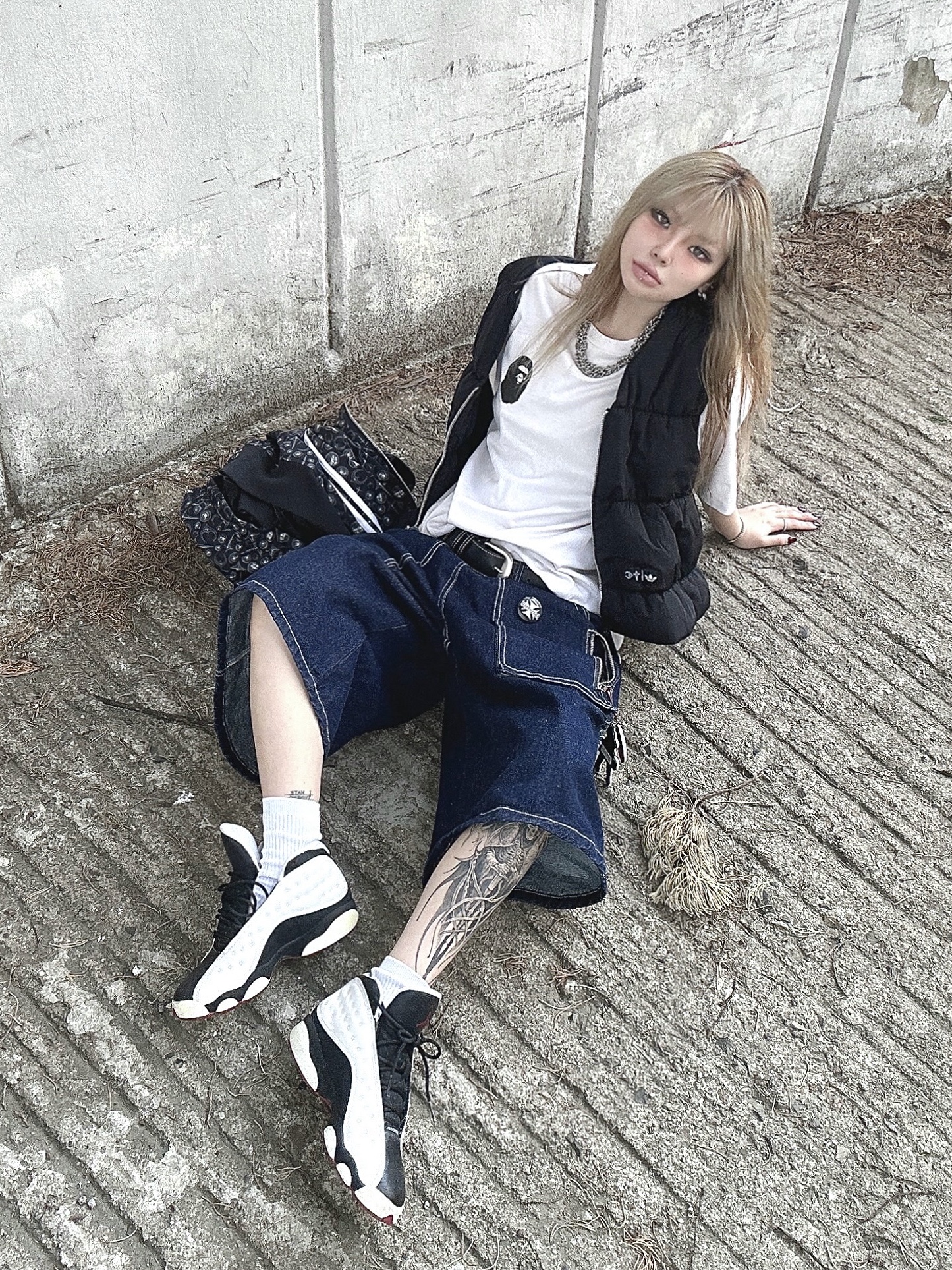 Adidas x Thug Club Superstar Jacket Black White - KR Sizing, Jordan 13 Retro He Got Game 2013 착용 스타일