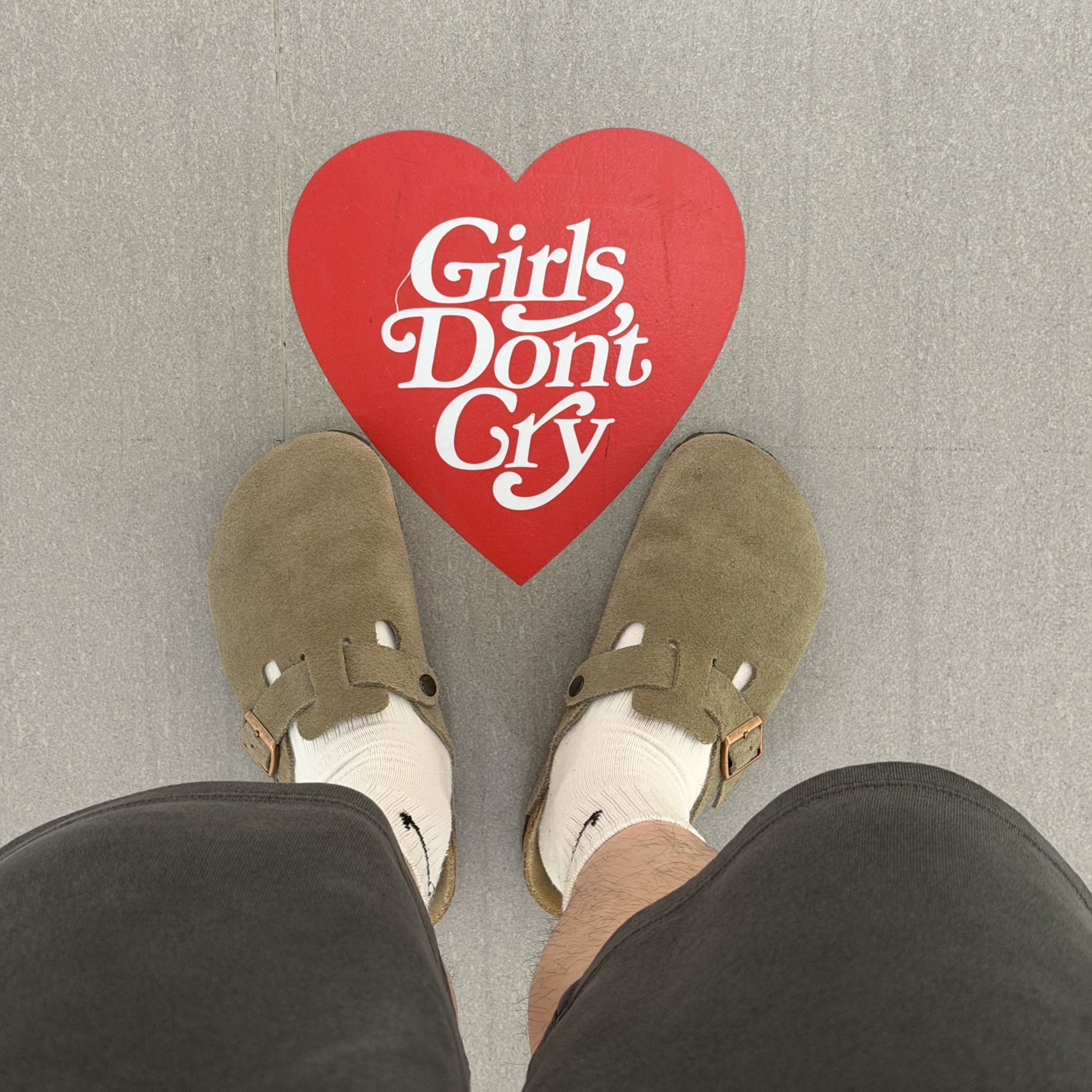 Birkenstock Boston Soft Footbed Taupe - Regular, VERDY : I Believe in Me - 성인 착용 스타일 - 1