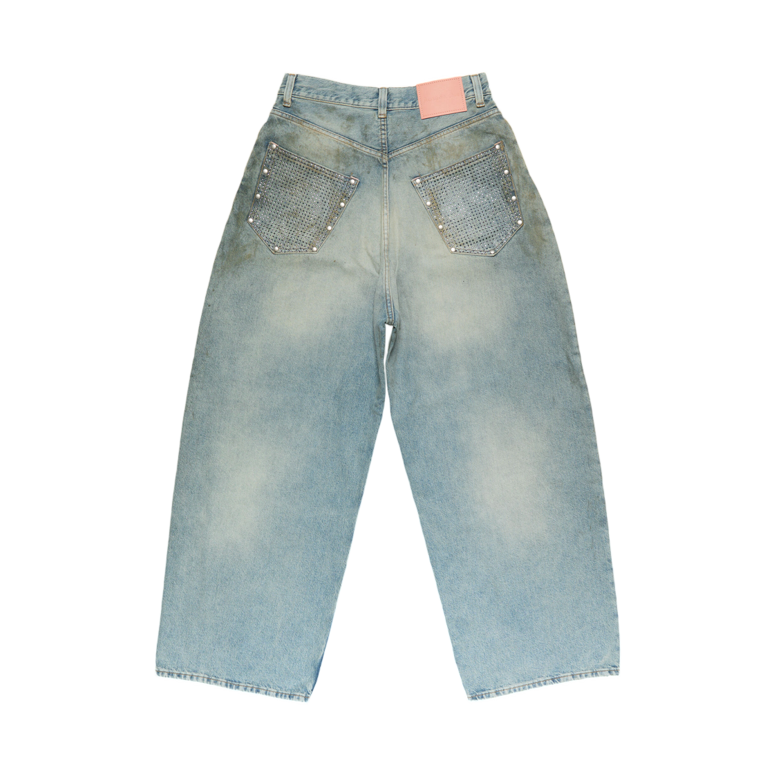 아크네 스튜디오 라인스톤 진 2023 미드 블루(Acne Studios Rhinestone Jeans 2023 Mid Blue) - 2