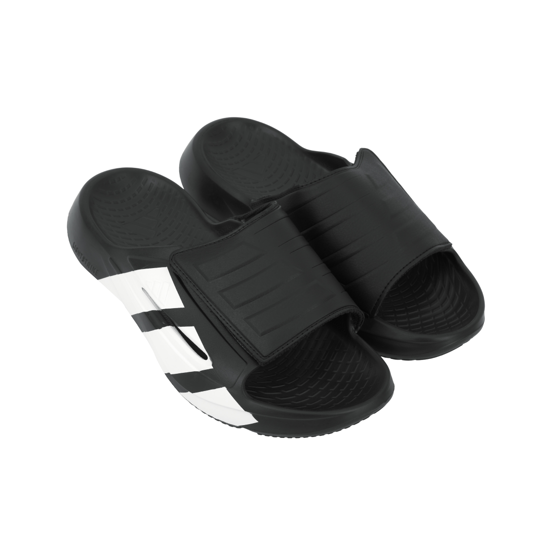 아디다스 라이트블레이즈 슬라이드 코어 블랙 클라우드 화이트(Adidas Lightblaze Slides Core Black Cloud White) - 4