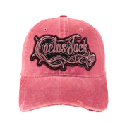 Nike x Travis Scott Cactus Jack Distressed Pink Patch Logo Hat Pink
