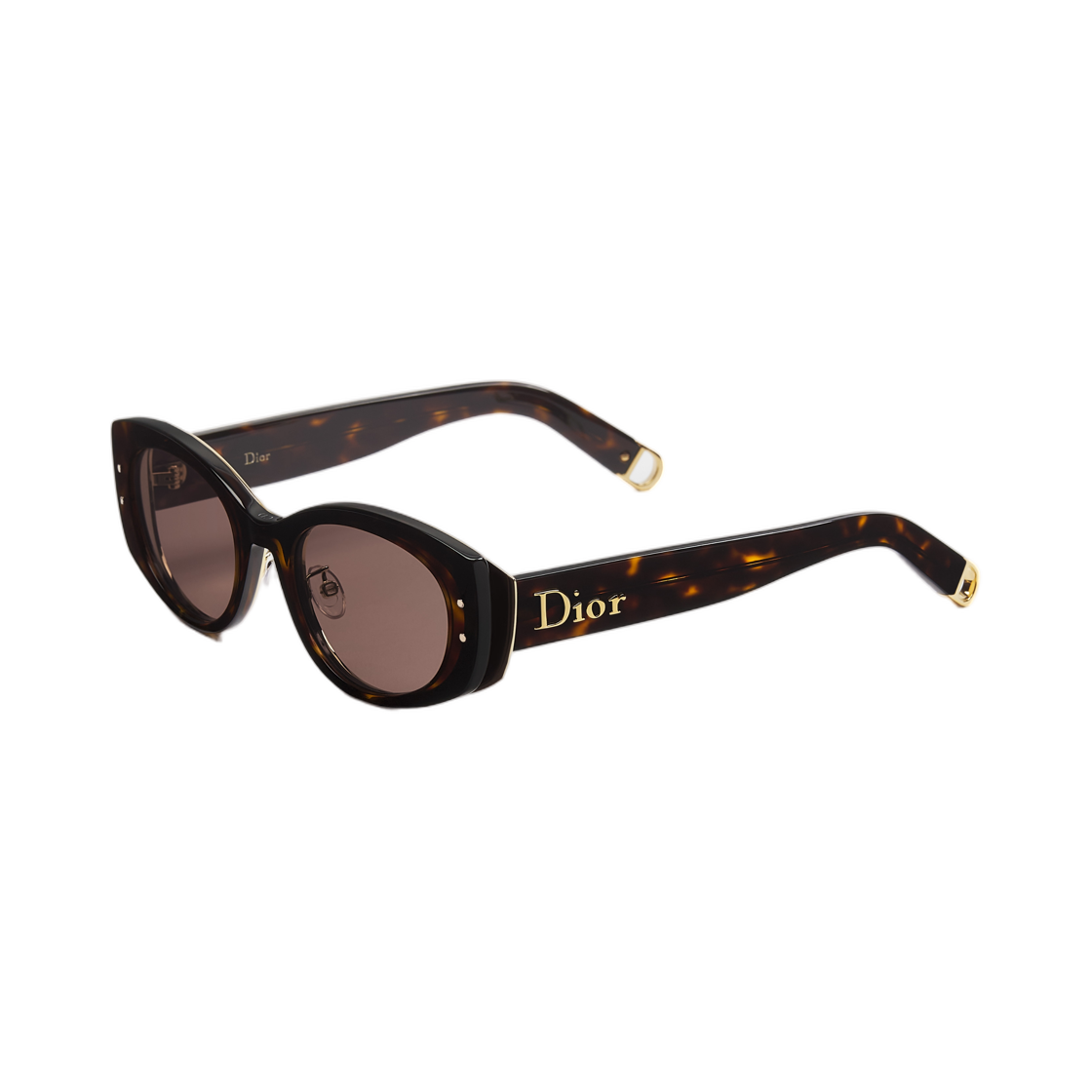 NEWDB1UXR-20F0 Dior New Dior B1U Sunglasses Tortoiseshell-Effect Butterfly Frame Brown