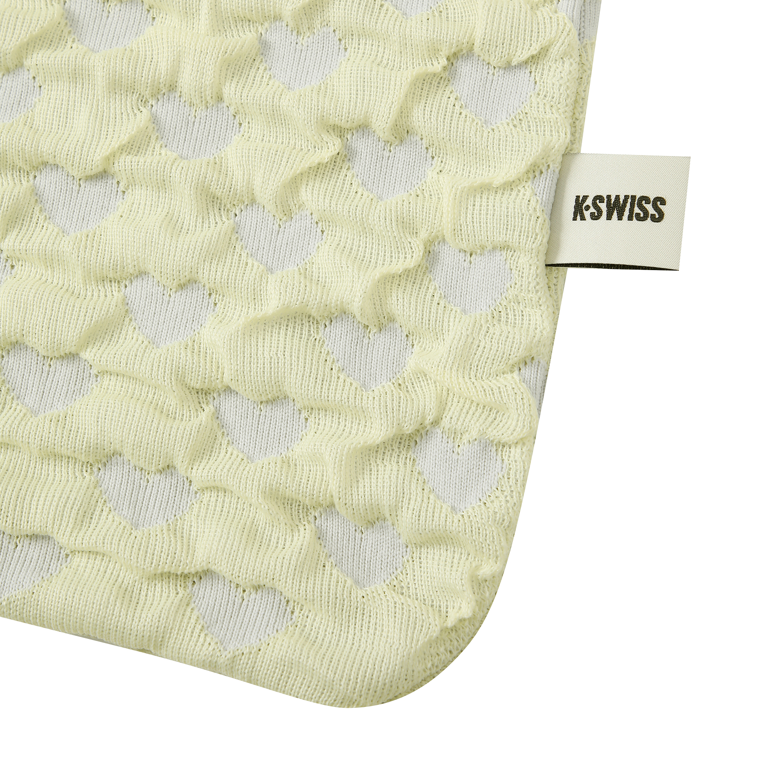 케이스위스 x 플리츠마마 우먼 폴카하트 숄더백 라이트 옐로우(K-SWISS x PLEATSMAMA W Polka Heart Shoulder Bag L Yellow) - 4