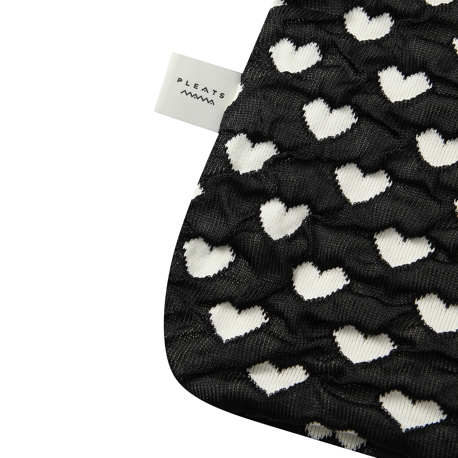 케이스위스 x 플리츠마마 우먼 폴카하트 숄더백 블랙(K-SWISS x PLEATSMAMA W Polka Heart Shoulder Bag Black) - 5