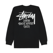 Stussy Stock DSM Ginza LS T-Shirt Black