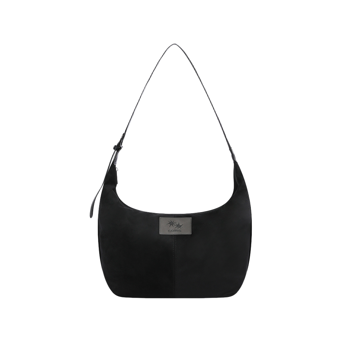 C-P00000CG Coiris Naif Suede Shoulder Bag Black