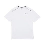 Nike Miler Dri-Fit Short UV Sleeve Running Top White - Asia