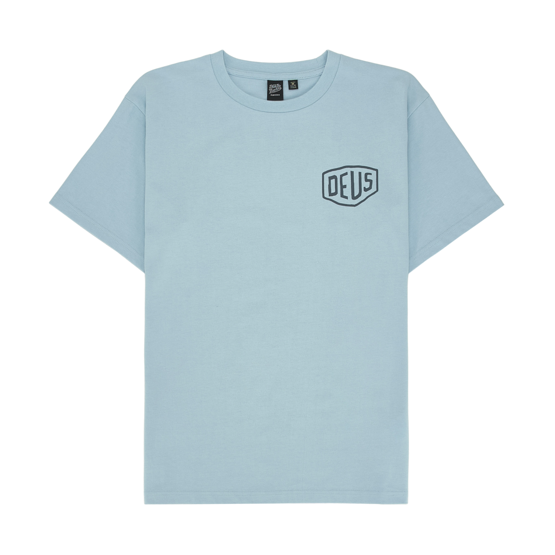 데우스 엑스 마키나 서울 컬리지 어드레스 티셔츠 L 블루(Deus Ex Machina Seoul College Address T-Shirt L Blue) - 2