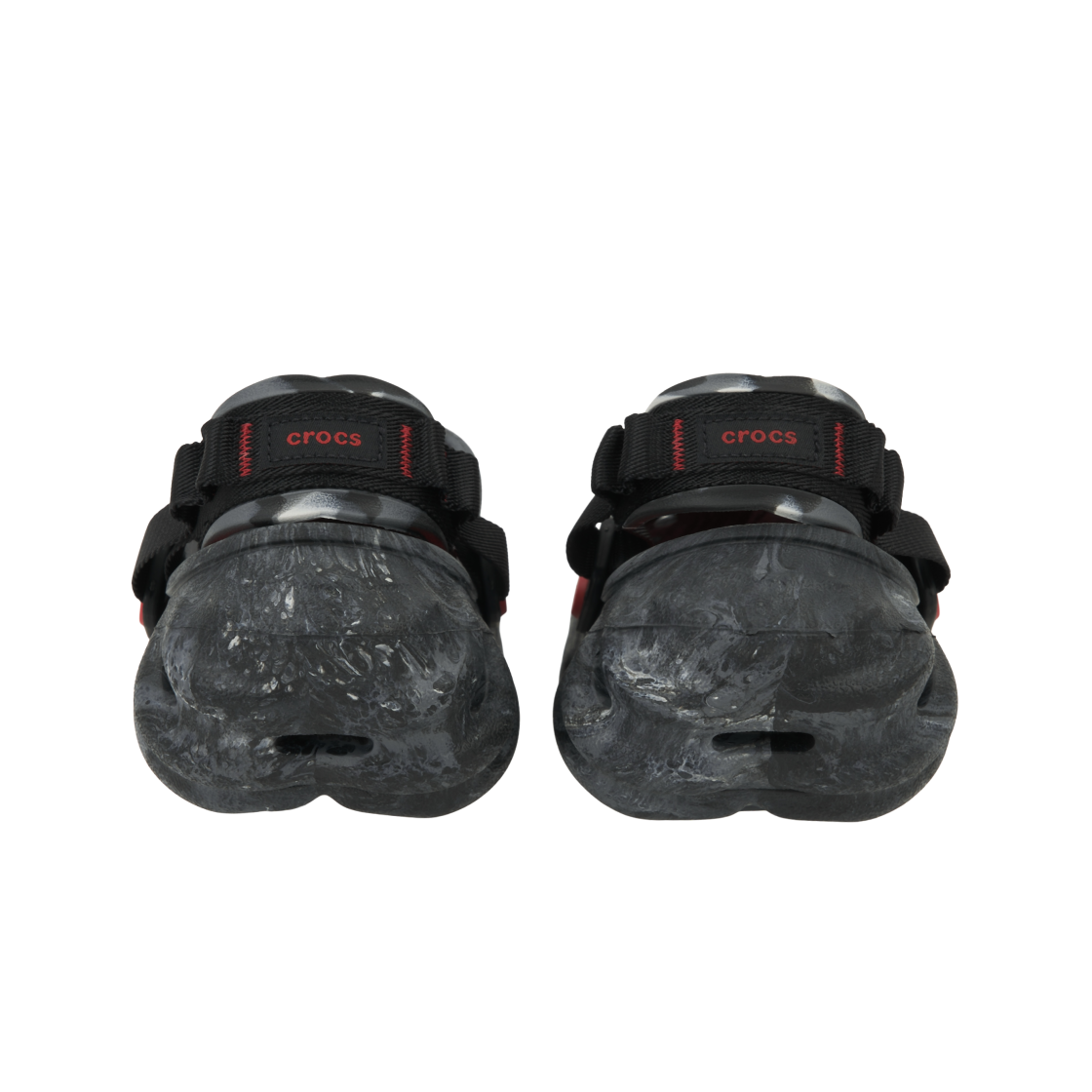 크록스 에코 마블드 클로그 블랙 플레임(Crocs Echo Marbled Clog Black Flame) - 6