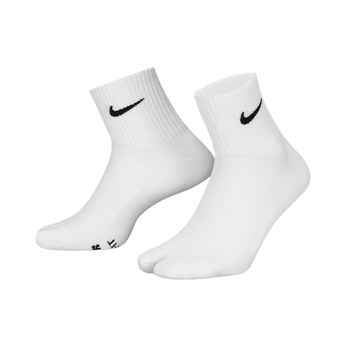 DV9475-100 Nike Everyday Plus Rift Lightweight Split Toe Ankle Socks Multicolor Black (Korean Ver.)
