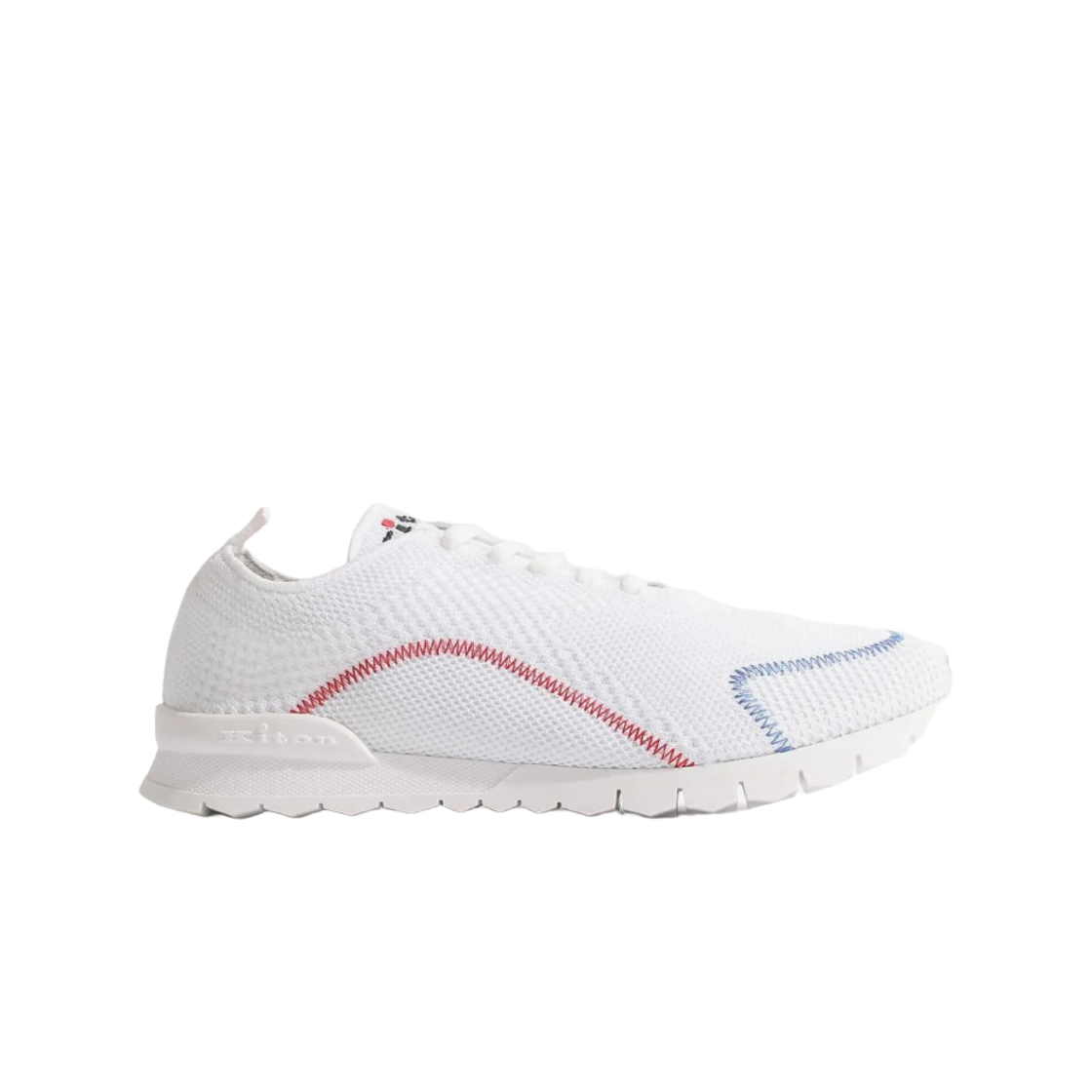 키톤 메쉬 러닝 스니커즈 화이트 레드(Kiton Mesh Running Sneakers White Red)