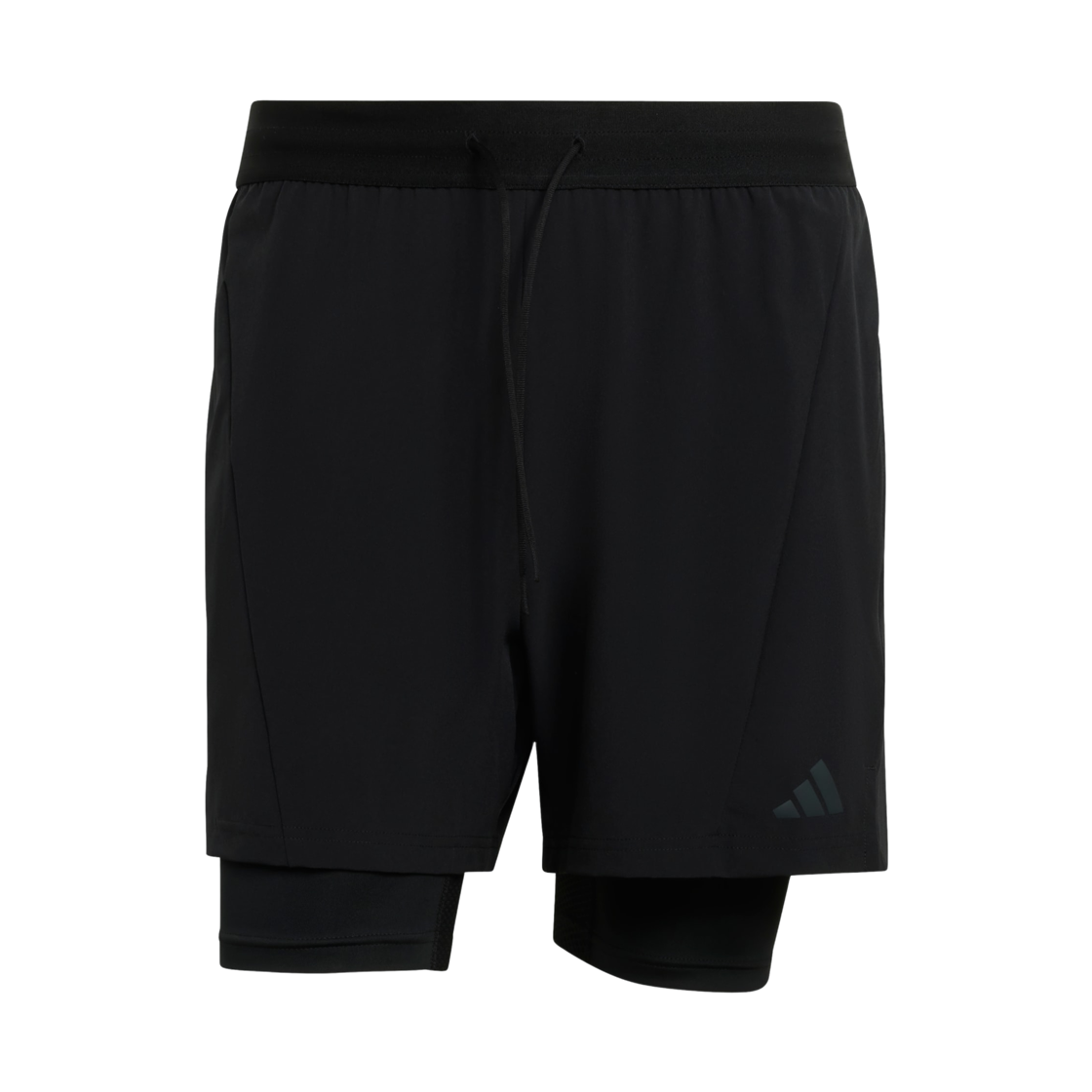 KF6431 Adidas D4T Workout 2-in-1 Shorts Black - KR Sizing