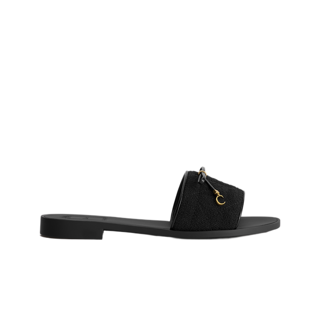 KCO670SOG-S900 Dior Cannage Slide Sponge Effect Cannage Technical Fabric Black