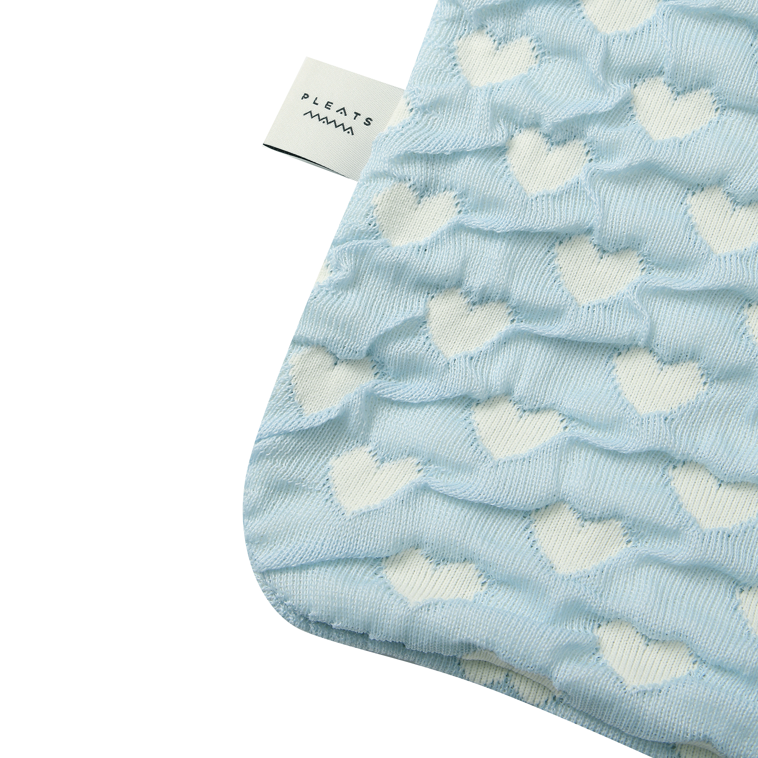 케이스위스 x 플리츠마마 우먼 폴카하트 숄더백 라이트 블루(K-SWISS x PLEATSMAMA W Polka Heart Shoulder Bag L Blue) - 5