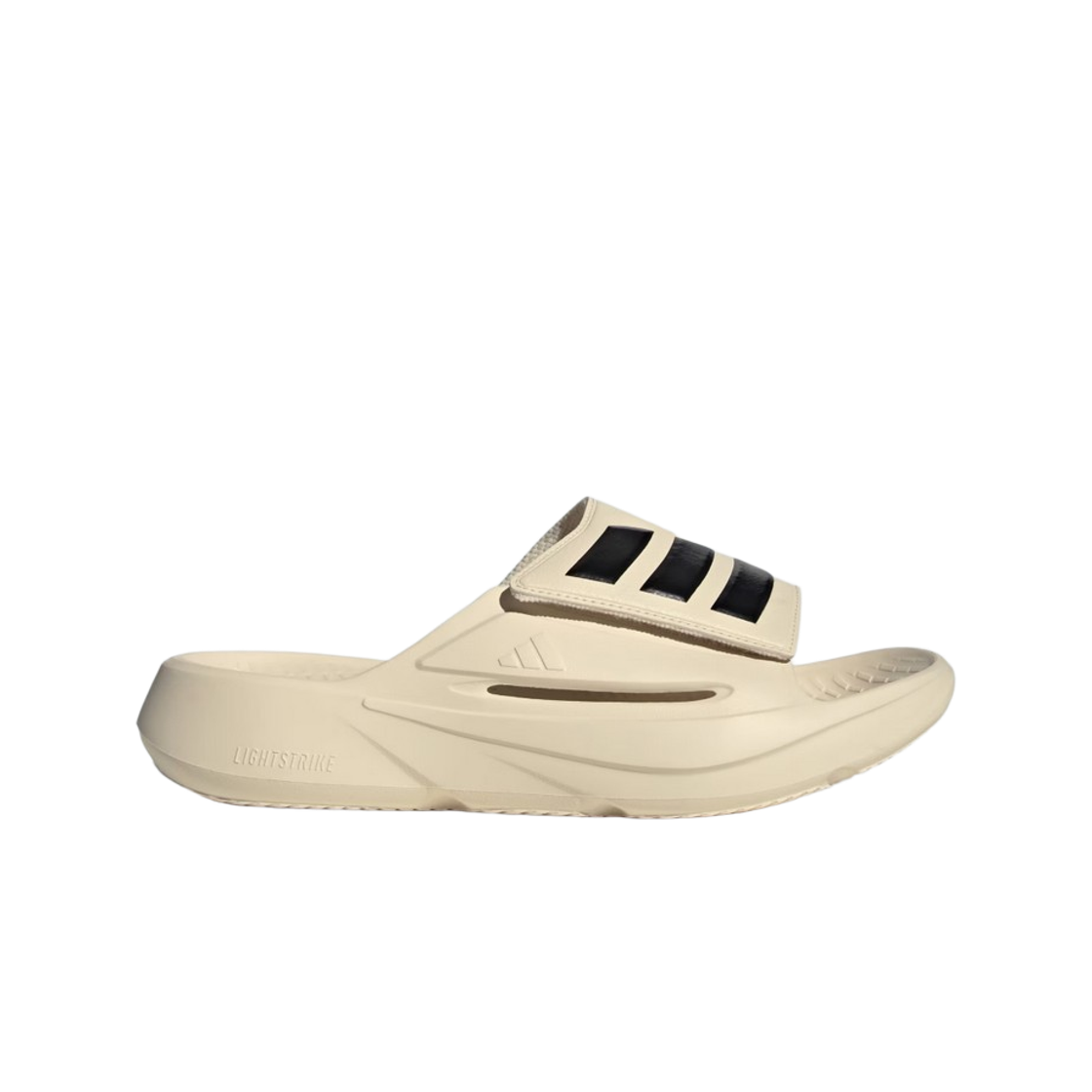 JS3586 Adidas Sportswear Lightblaze Slides Wonder White Core Black