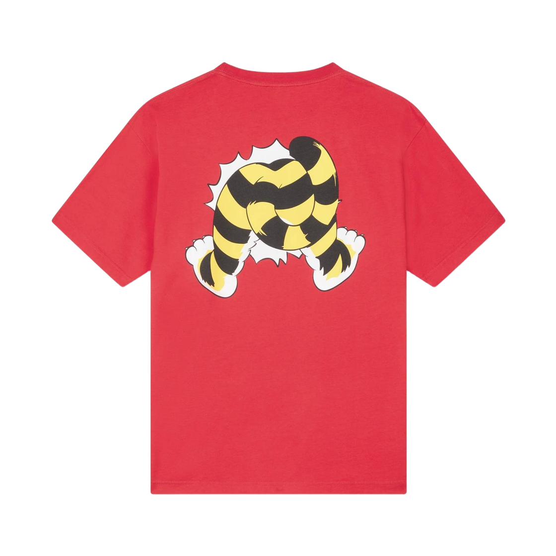 겐조 와일드 타이거 코튼 오버사이즈 티셔츠 체리(Kenzo Wild Tiger Oversized T-Shirt in Cotton Cherry) - 2