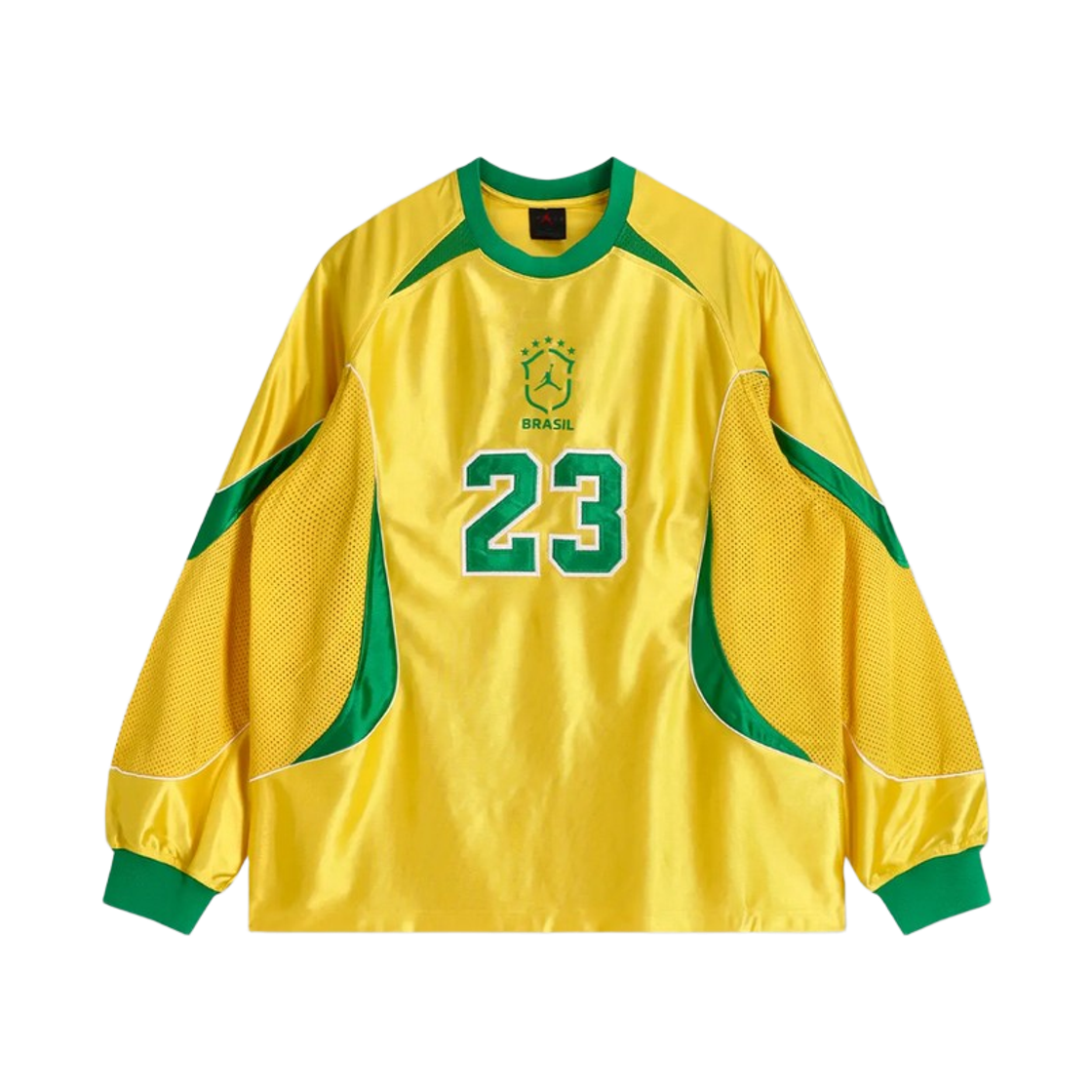 IF3900-741 Jordan Goalie Top Varsity Maize Lucky Green (IF3900-741)