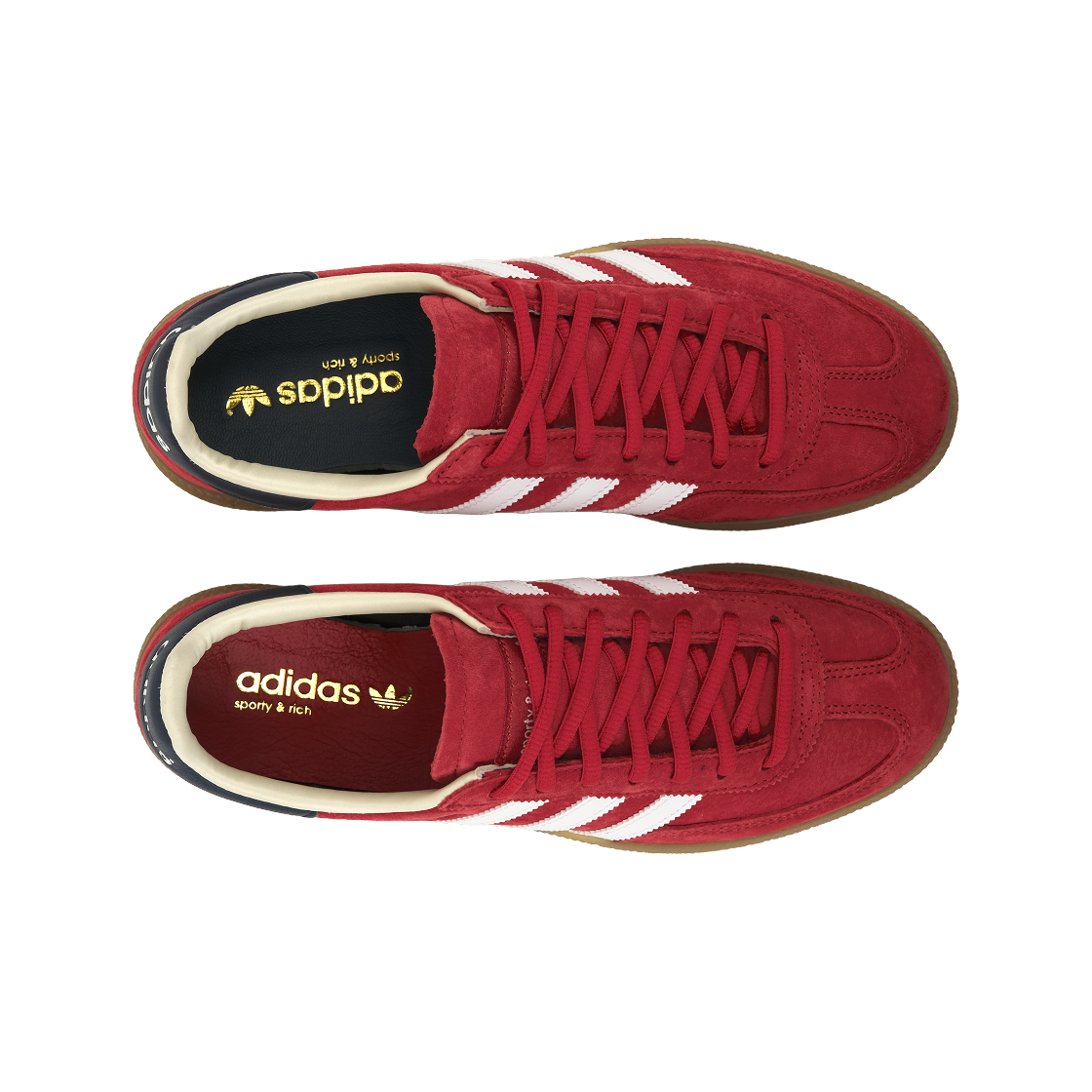 아디다스 x 스포티 앤 리치 스페지알 핸드볼 컬리지에이트 레드 나이트 인디고(Adidas x Sporty & Rich Spezial Handball Collegiate Red Night Indigo) - 5