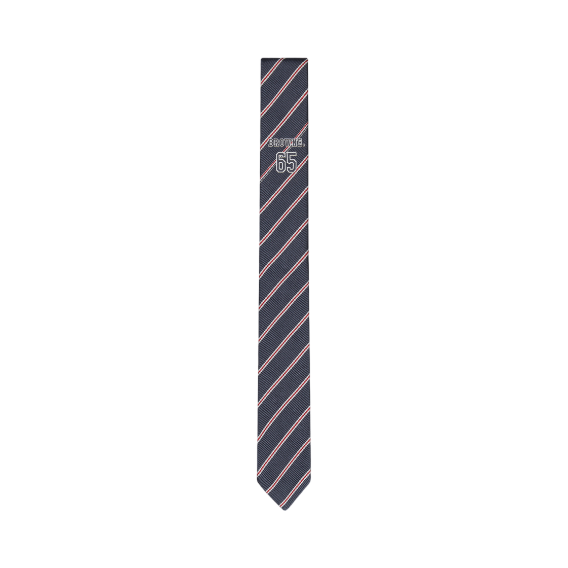 톰브라운 자카드 브라운 65 타이 네이비(Thom Browne Jacquard Browne 65 Tie Navy)