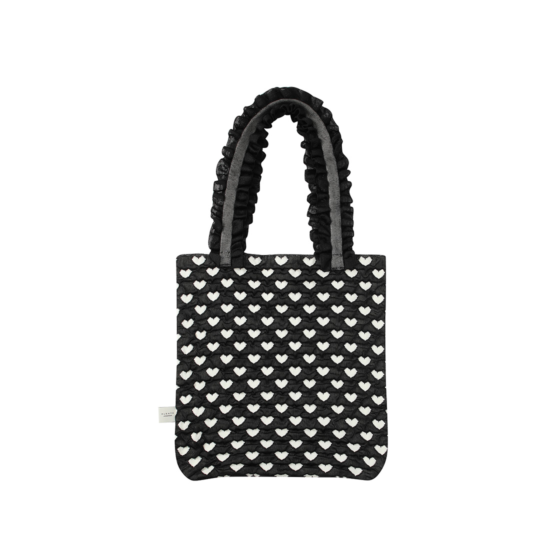 케이스위스 x 플리츠마마 우먼 폴카하트 숄더백 블랙(K-SWISS x PLEATSMAMA W Polka Heart Shoulder Bag Black) - 2