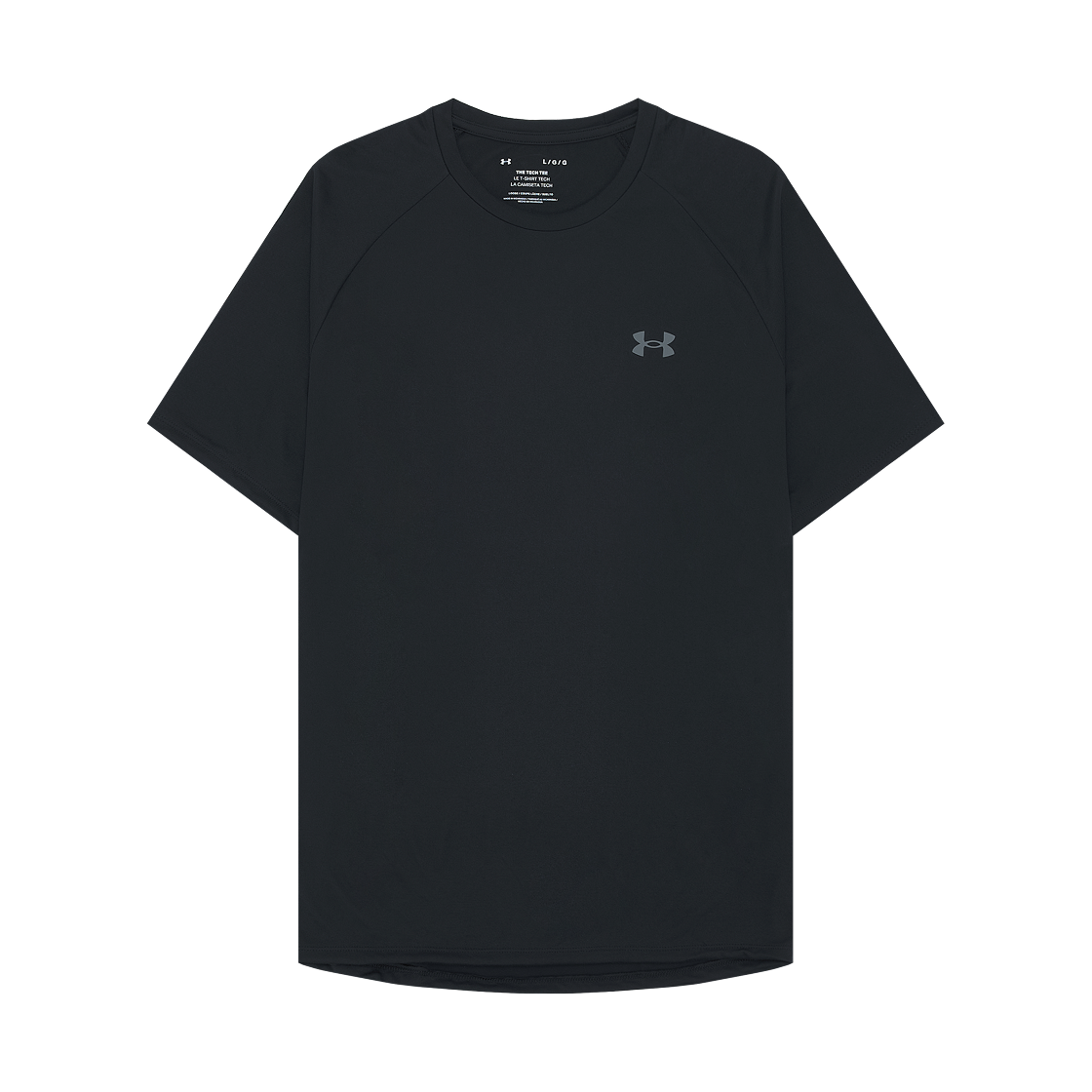 언더아머 테크 2 숏 슬리브 블랙 그래파이트(Under Armour Tech 2.0 Short Sleeve Black Graphite)