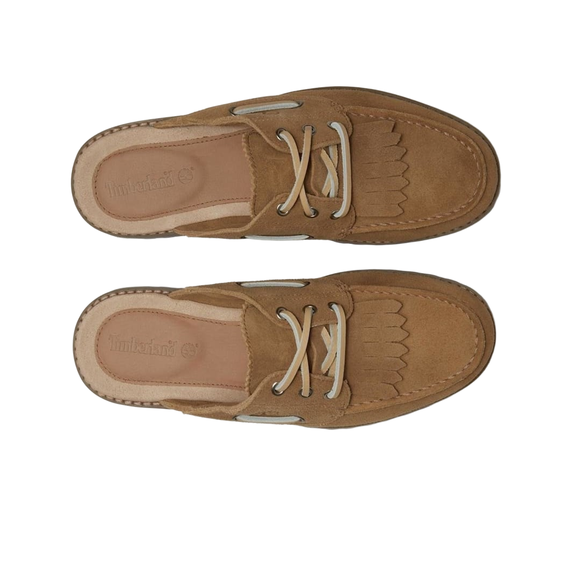 (W) 팀버랜드 어센틱 보트 슈즈 뮬 미디움 베이지((W) Timberland Authentic Boat Shoes Mule Medium Beige) - 2