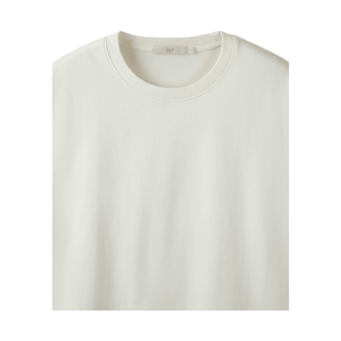 24/7 시리즈 다이드 워싱 솔리드 티셔츠 화이트(24/7 series Dyed Washing Solid Tee White) - 3