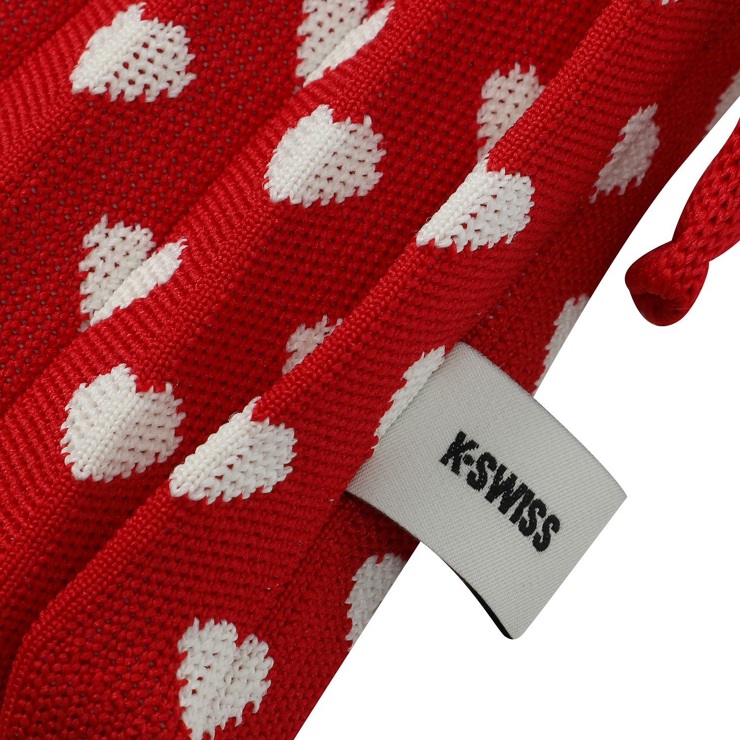 케이스위스 x 플리츠마마 우먼 폴카하트 나노백 레드(K-SWISS x PLEATSMAMA W Polka Heart Nano Bag Red) - 5
