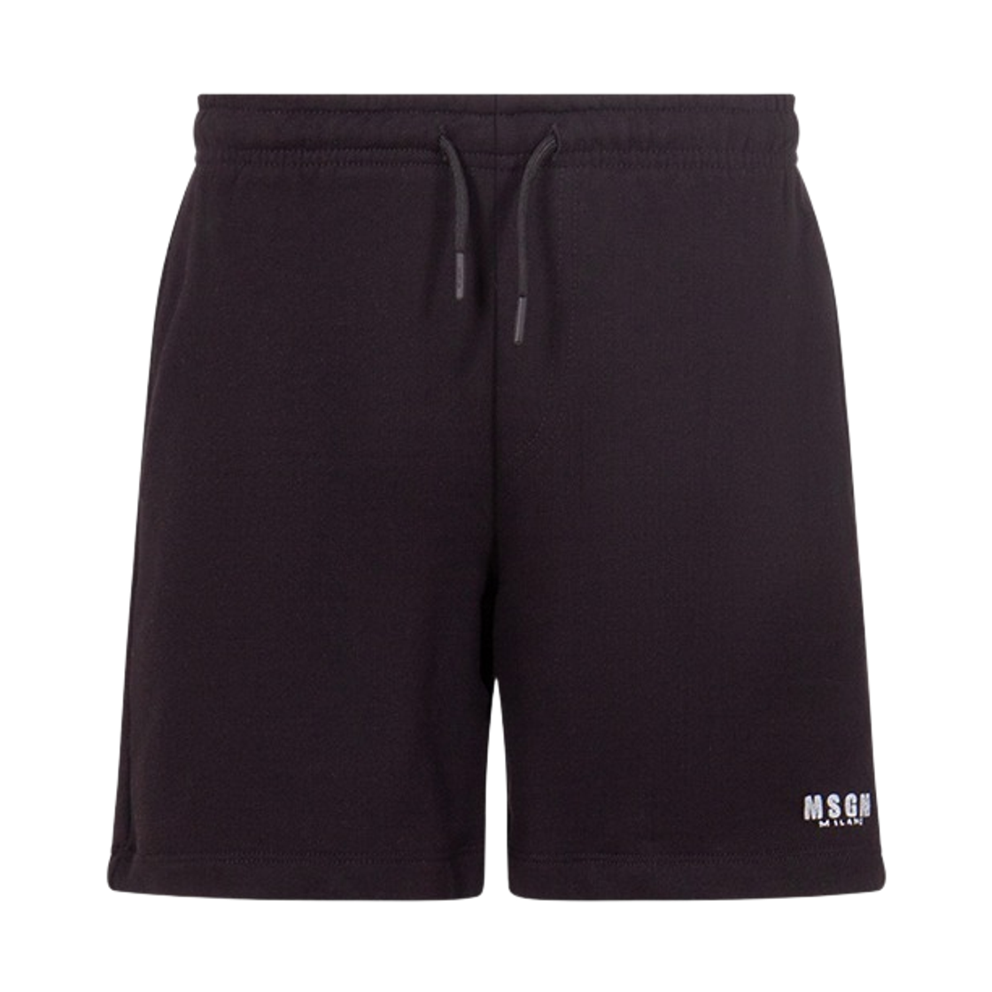 (키즈) 엠에스지엠 플리스 버뮤다 쇼츠 블랙((Kids) MSGM Fleece Bermuda Shorts Black)