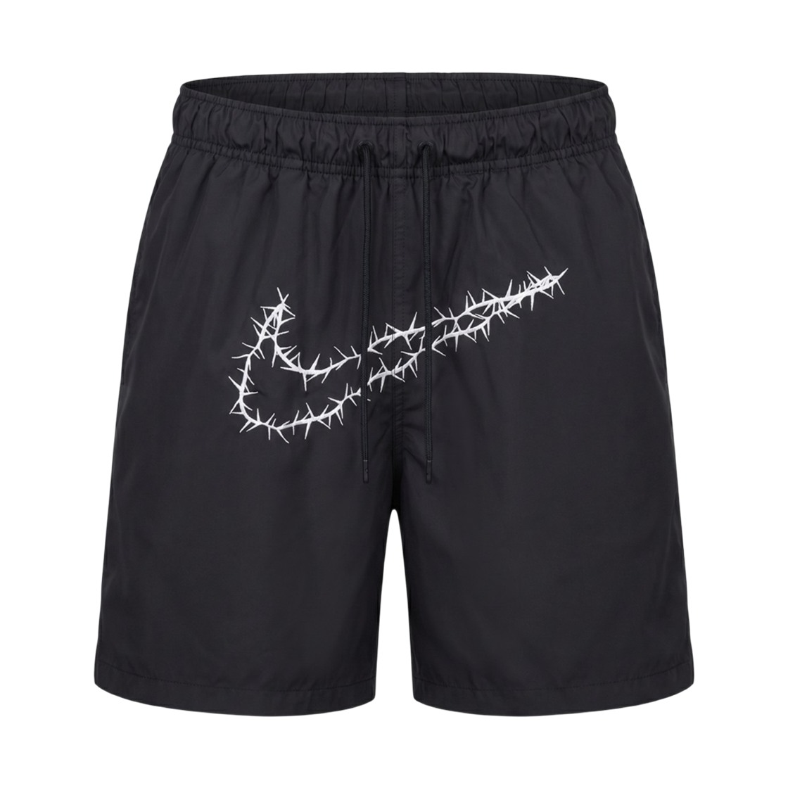 IR6935-010 Nike Club Woven Flow Shorts Black Pure Platinum - Asia