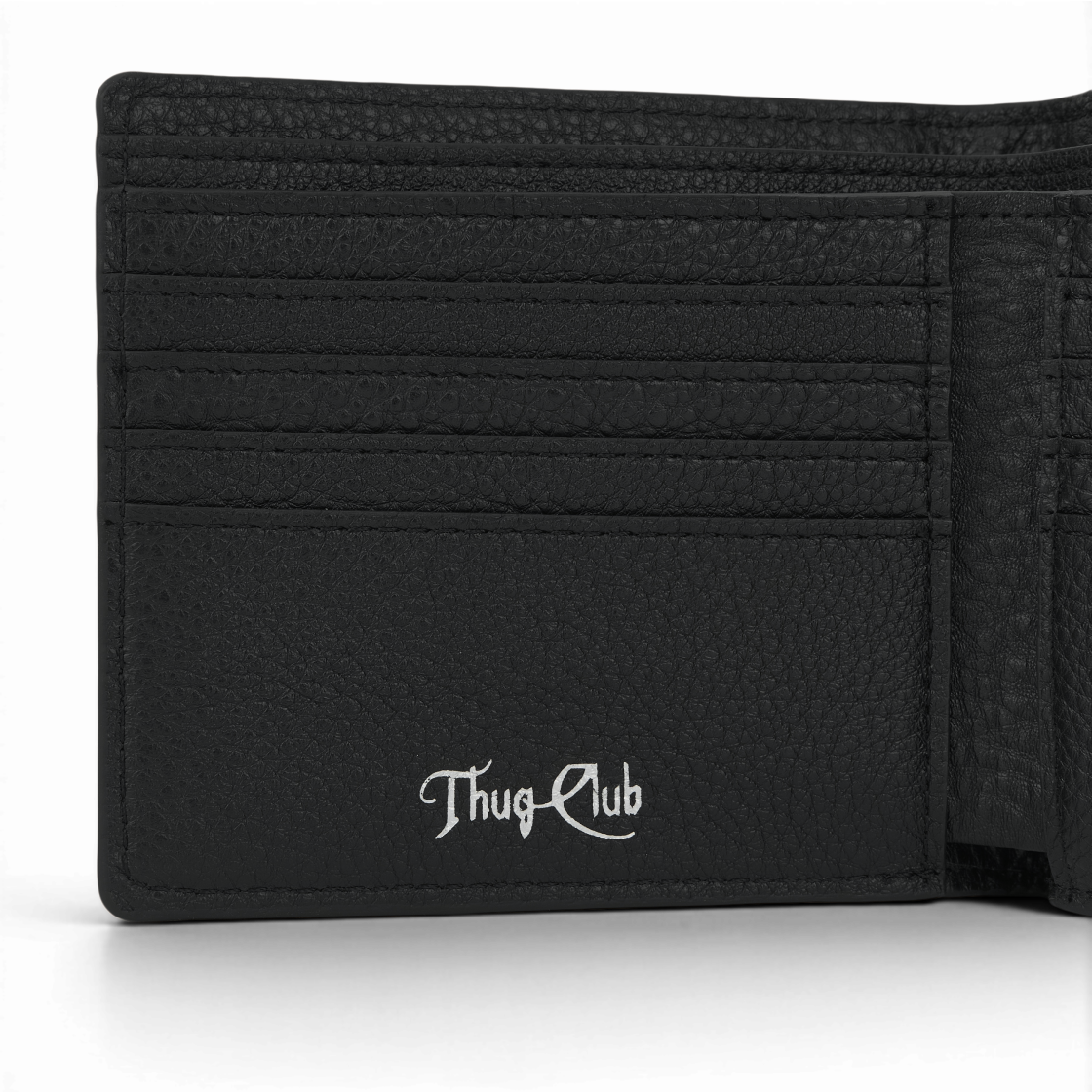떠그 클럽 락 레더 지갑 블랙(Thug Club Rock Leather Wallet Black) - 5