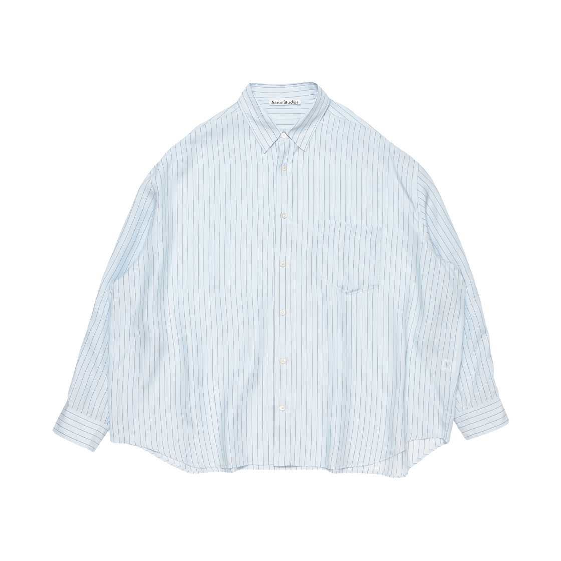 아크네 스튜디오 스트라이프 버튼 업 셔츠 블루(Acne Studios Striped Button Up Shirt Blue) - 1