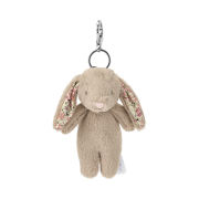 Jellycat Blossom Bunny Bag Charm Beige