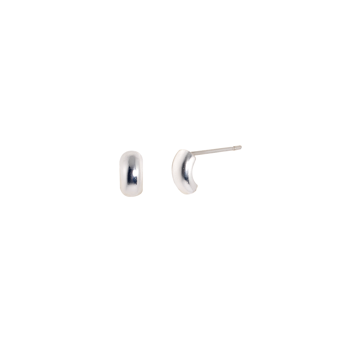 러브미몬스터 타이니 튜브 귀걸이 실버(lovememonster Tini Tube Earrings SILVER)