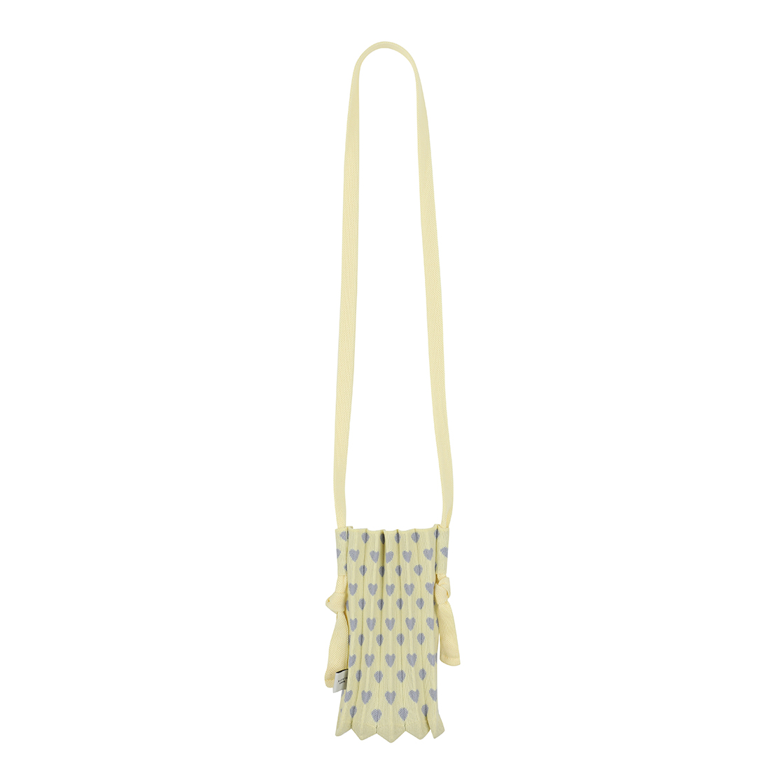케이스위스 x 플리츠마마 우먼 폴카하트 나노백 라이트 옐로우(K-SWISS x PLEATSMAMA W Polka Heart Nano Bag L Yellow) - 2