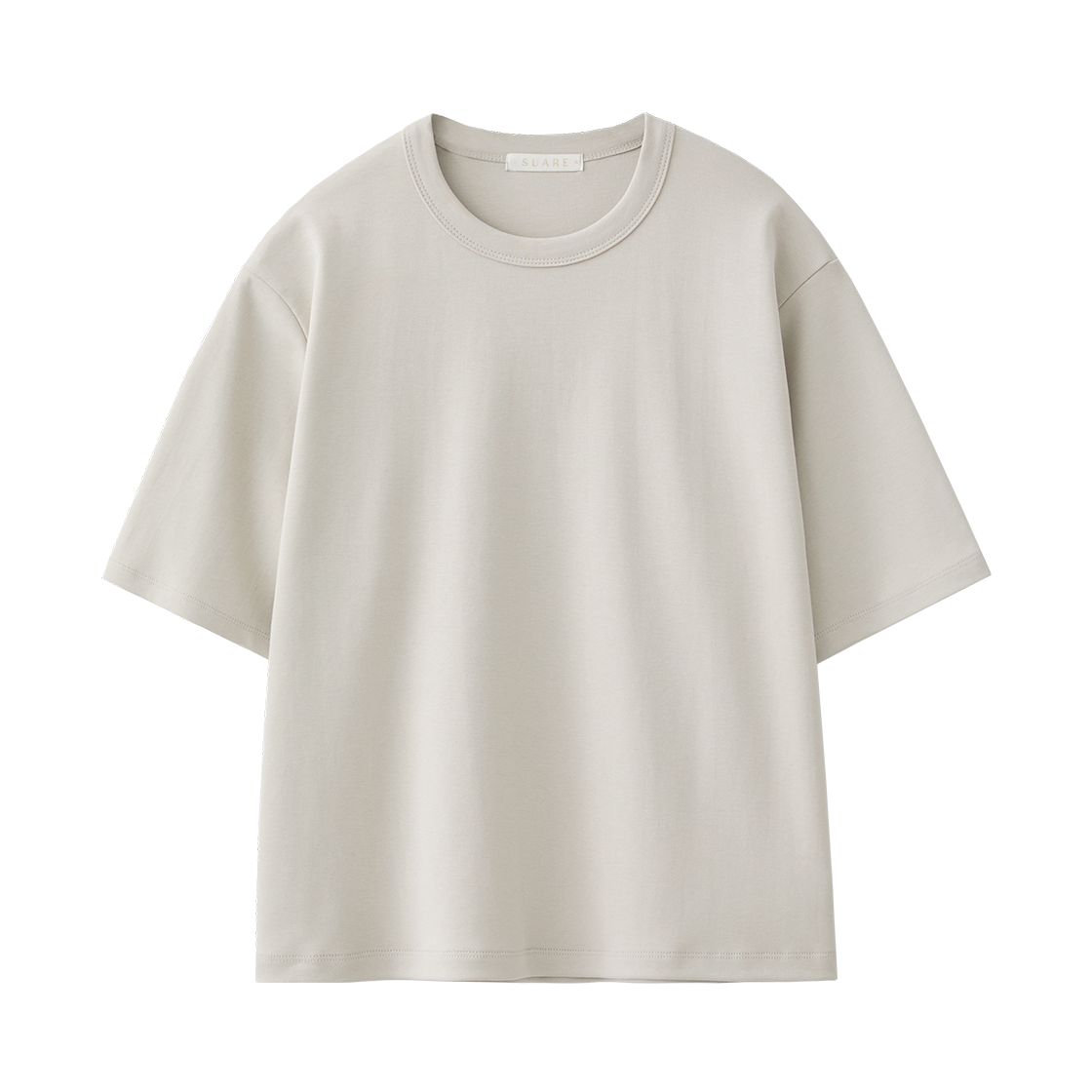SBF2TS06WSB (W) Suare Women Daily Box Crop T-shirt Sand Beige