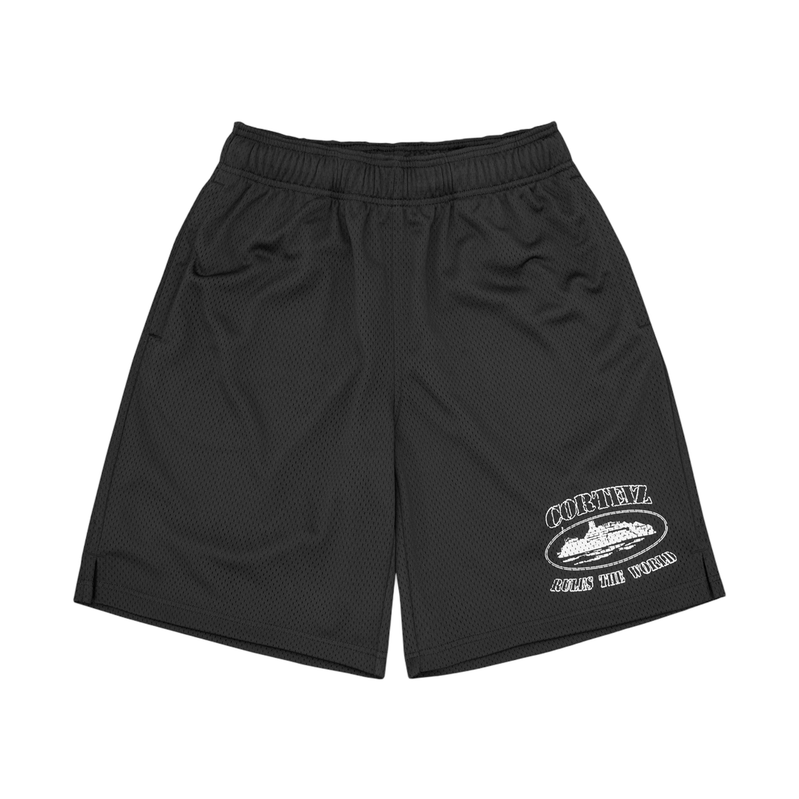 코르테이즈 OG 알카트라즈 메쉬 쇼츠 블랙(Corteiz OG Alcatraz Mesh Short Black)