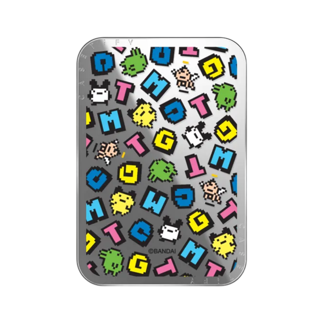 케이스티파이 x 다마고치 점보 패턴 스내피 카드홀더 스탠드 스내피 미러 맥세이프 카드홀더 스탠드(Casetify x Tamagotchi Jumbo Pattern Snappy Cardholder Stand Snappy Mirror Magsafe Cardholder Stand) - 1