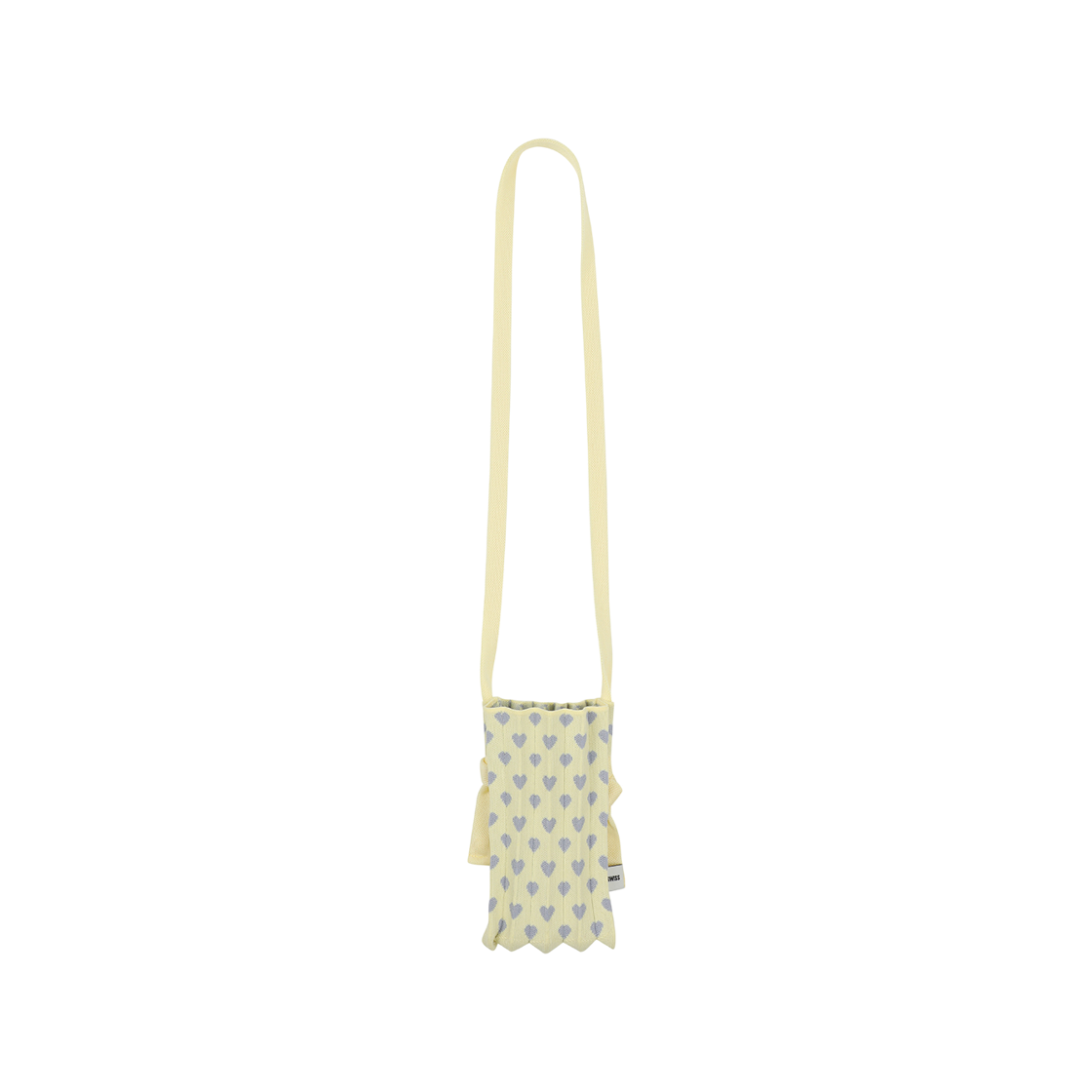 케이스위스 x 플리츠마마 우먼 폴카하트 나노백 라이트 옐로우(K-SWISS x PLEATSMAMA W Polka Heart Nano Bag L Yellow)