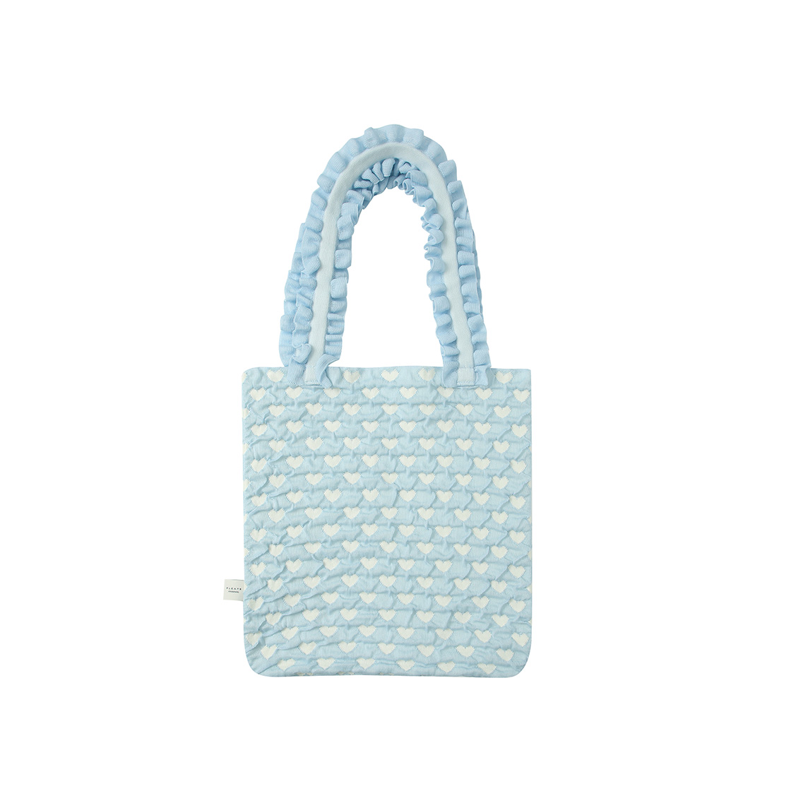 케이스위스 x 플리츠마마 우먼 폴카하트 숄더백 라이트 블루(K-SWISS x PLEATSMAMA W Polka Heart Shoulder Bag L Blue) - 2