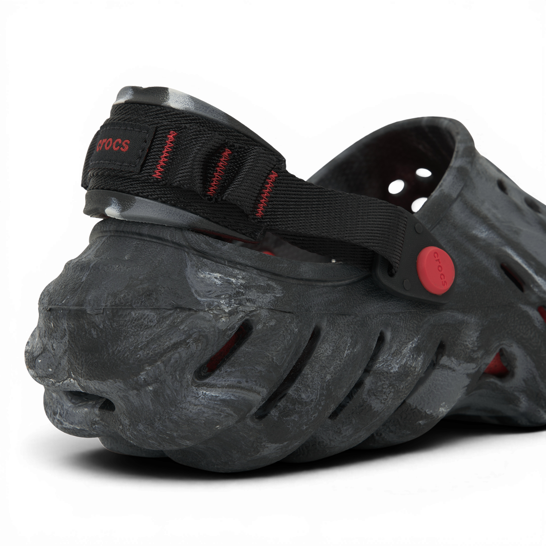 크록스 에코 마블드 클로그 블랙 플레임(Crocs Echo Marbled Clog Black Flame) - 8