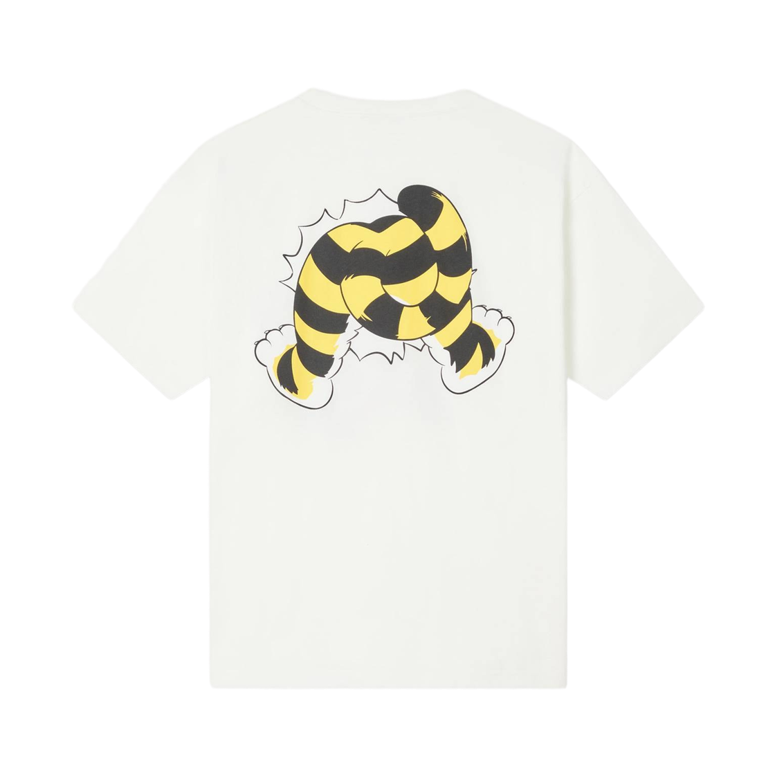 겐조 와일드 타이거 코튼 오버사이즈 티셔츠 오프 화이트(Kenzo Wild Tiger Oversized T-Shirt in Cotton Off White) - 2