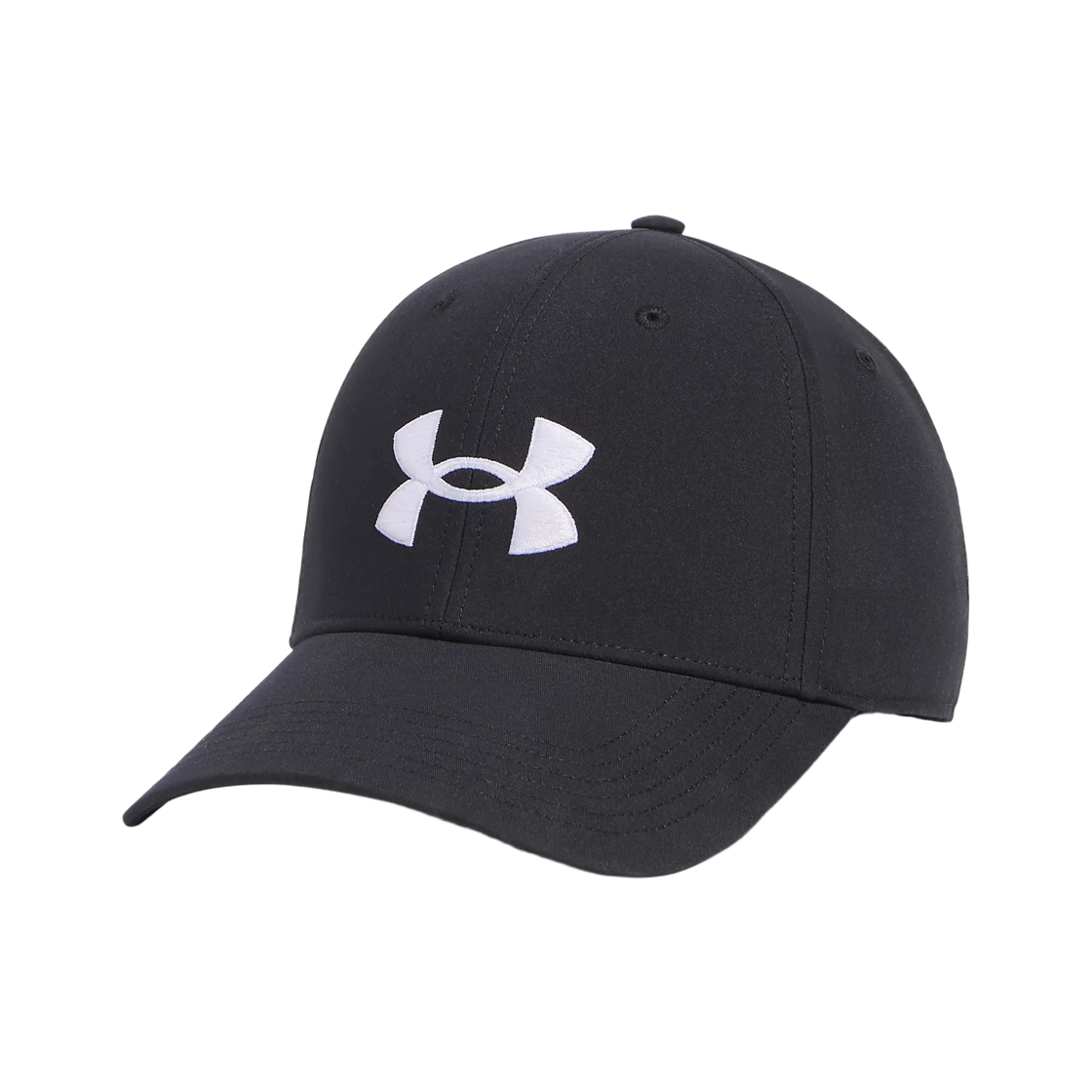 언더아머 골프96 햇 블랙 화이트(Under Armour Golf96 Hat Black White)