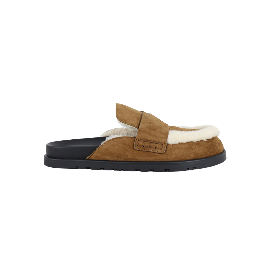 IT688BF8SOPM Hermes GO Mule Shearling Slippers H232865ZH E5