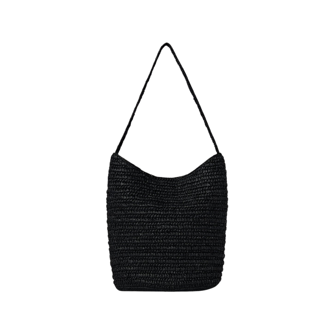 더 로우 알마 숄더 라피아 백 블랙(The Row Alma Shoulder Raffia Bag Black) - 2