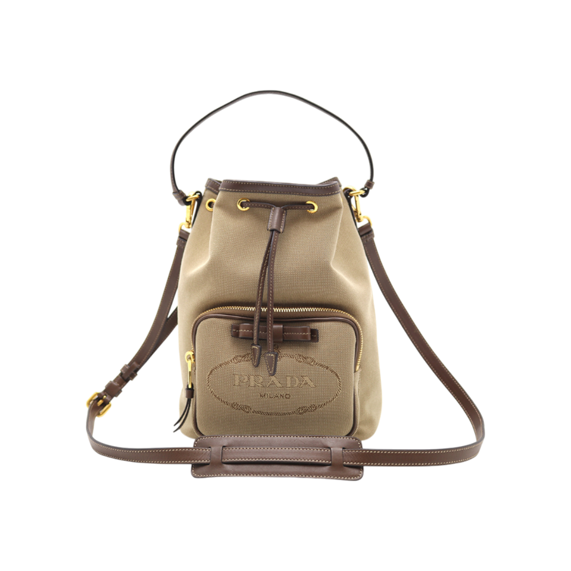 프라다 자카드 버킷백 1BH097(Prada Jacquard Bucket Bag 1BH097) - 1